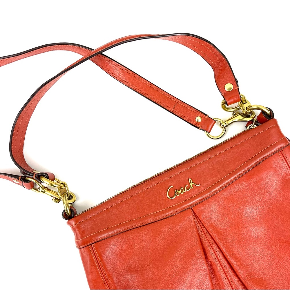 Coach H1261 Ashley Hippie Leather Crossbody Bag Gem
